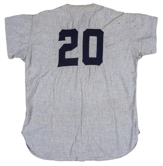 1960 Game Used Joe DeMaestri New York Yankees Road Jersey (Henderson LOA)